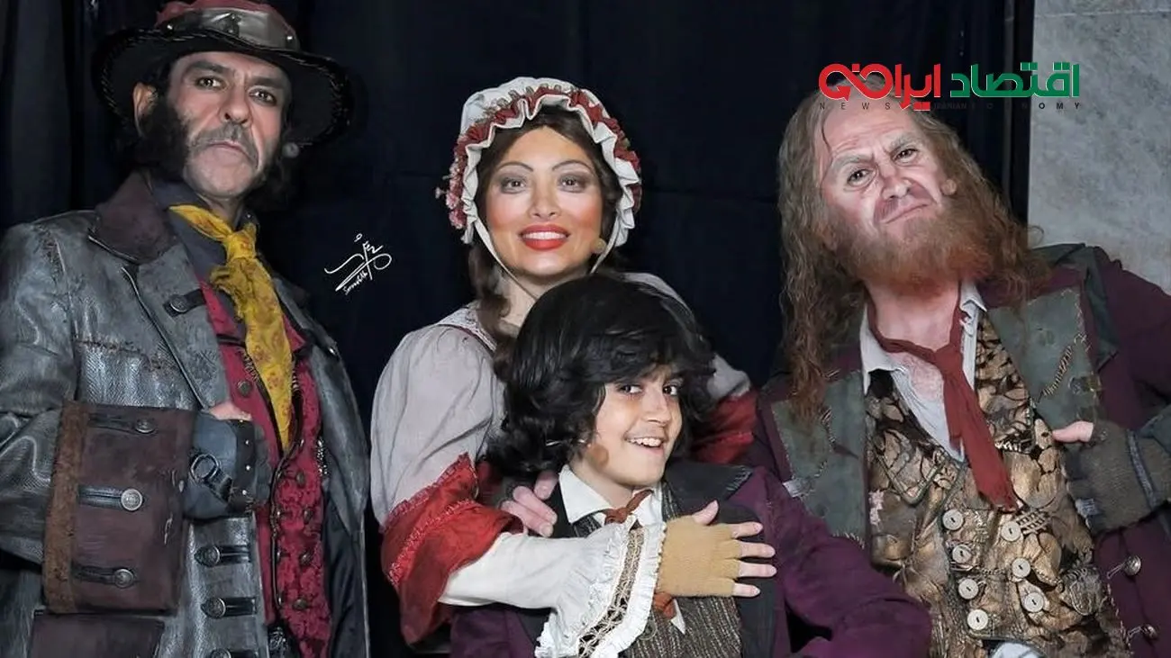 بهنوش طباطبایی با استایل ویکتوریایی در کنار هوتن شکیبا و سیامک انصاری!