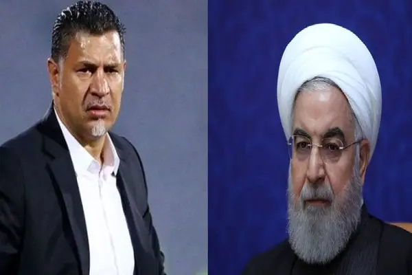 حضور علی دایی در ضیافت افطاری حسن روحانی در یک رستوران شیک + عکس