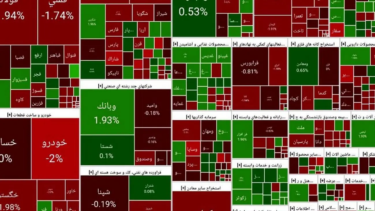تالار شیشهای قرمز شد
