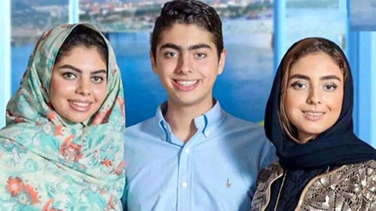 دورهمی نوههای فردین با ستارگان سینما / بد حجابی حنا فردین کار دستش داد !