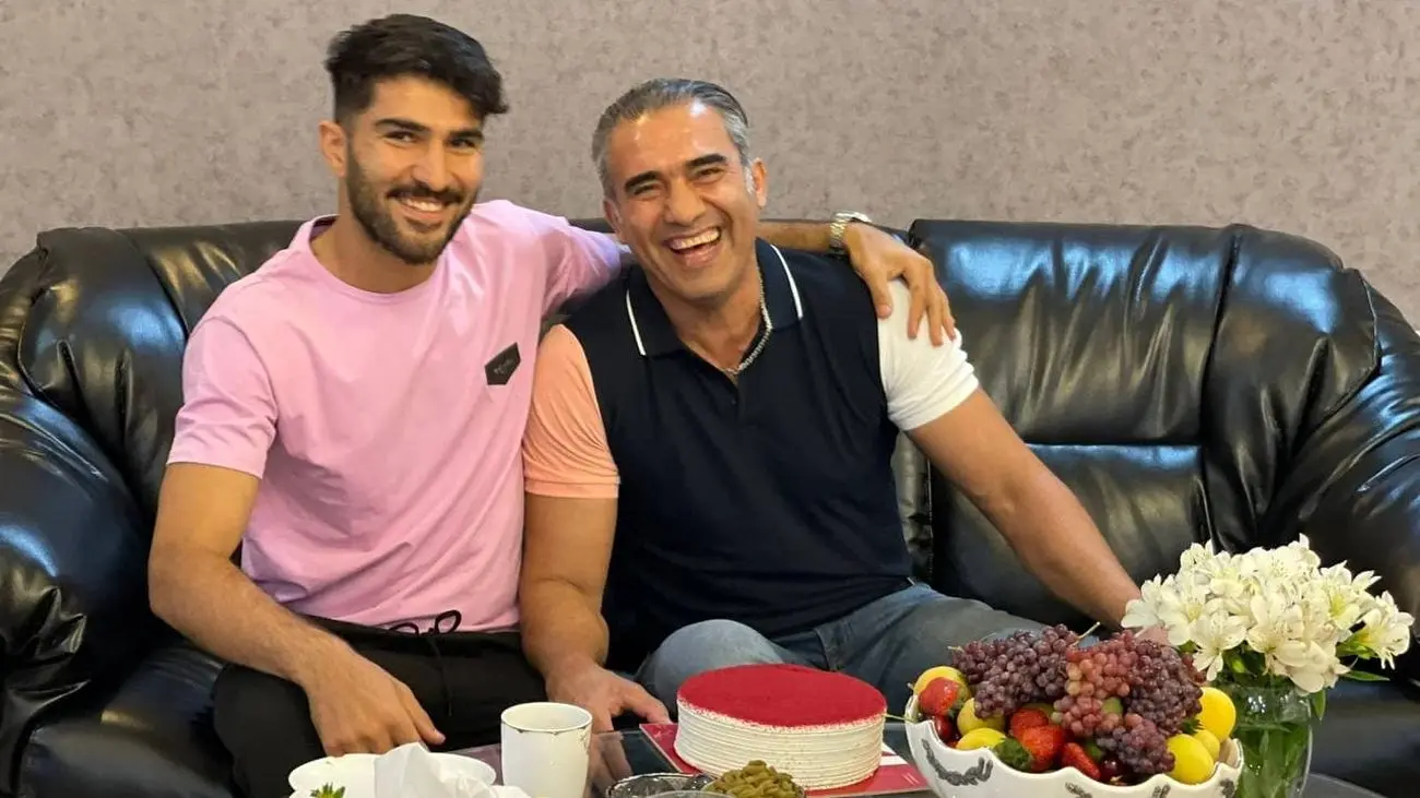 احمدرضا عابدزاده بسکتبالیست شد + عکس