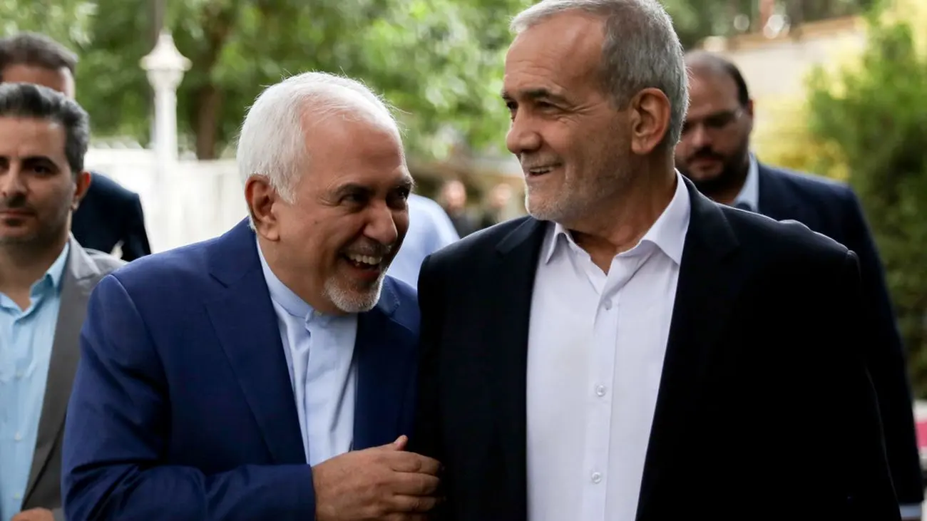 عکس خاصی که امروز از پزشکیان ظریف به ثبت رسید