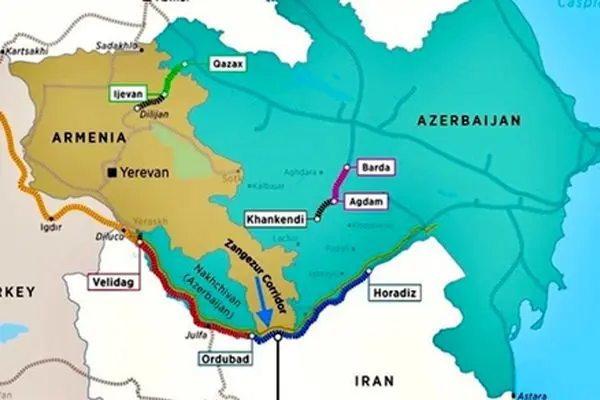 تغییرات ژئوپلیتیکی در قفقاز؛ تهدیدی نوظهور علیه امنیت ملی ایران + نقشه ها را ببینید