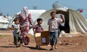 بنر هواداران 6 آتشه سرخپوشان در حمایت از مردم فلسطین