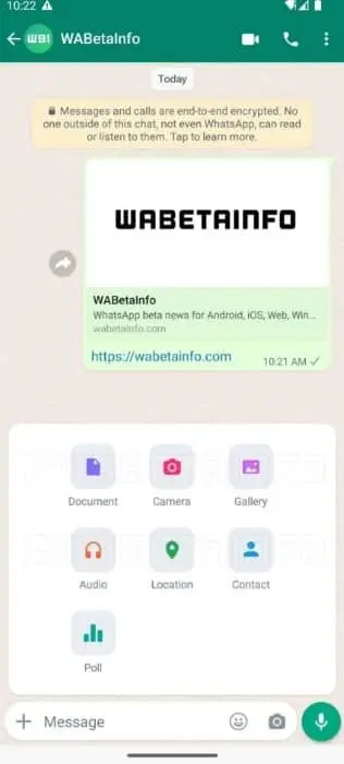 رابط کاربری واتساپ