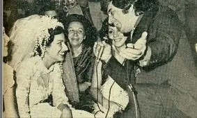 جشن عروسی شاهانه دختر ناصر ملک مطیعی با لباس عروس اشرافی و کیک ۱۰ طبقه!