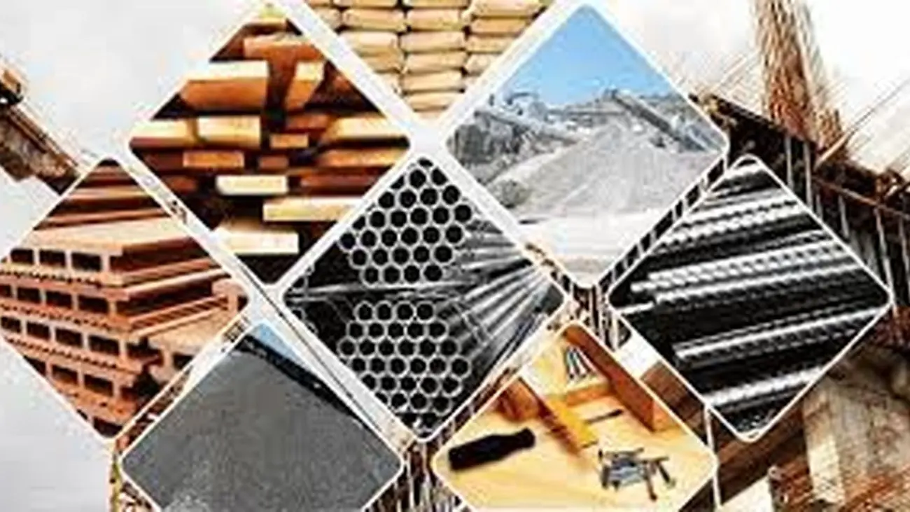 جدیدترین قیمت مصالح ساختمانی 15 شهریور!
