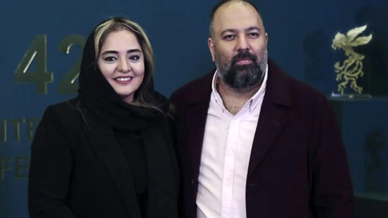 عکس جشن تولد مجلل و شاهانه علی اوجی برای نرگس محمدی /تزئین زیبای کیک با توت فرنگی !