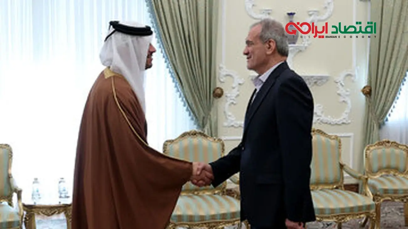 همراهان پزشکیان در دیدار با نخست وزیر قطر چه کسانی بودند؟ + عکس