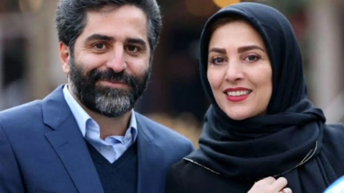 این مرد شیک همسر خیلی خوش تیپ ژیلا صادقی است / خانم مجری سرتر از شوهرش !
