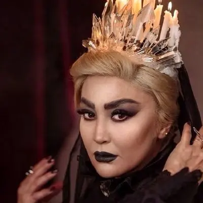 راز استایل گوتیک مریم معصومی با تاج کریستال شمعی که شما را حیرت‌زده می‌کند!