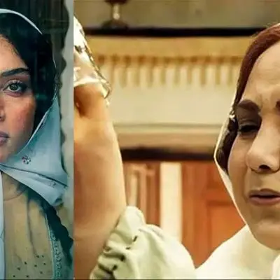 لباس قاجاری سبز سلطنتی بهنوش بختیاری در شب یلدا؛ استایلی شگفت‌آور که همه را حیرت‌زده کرد!