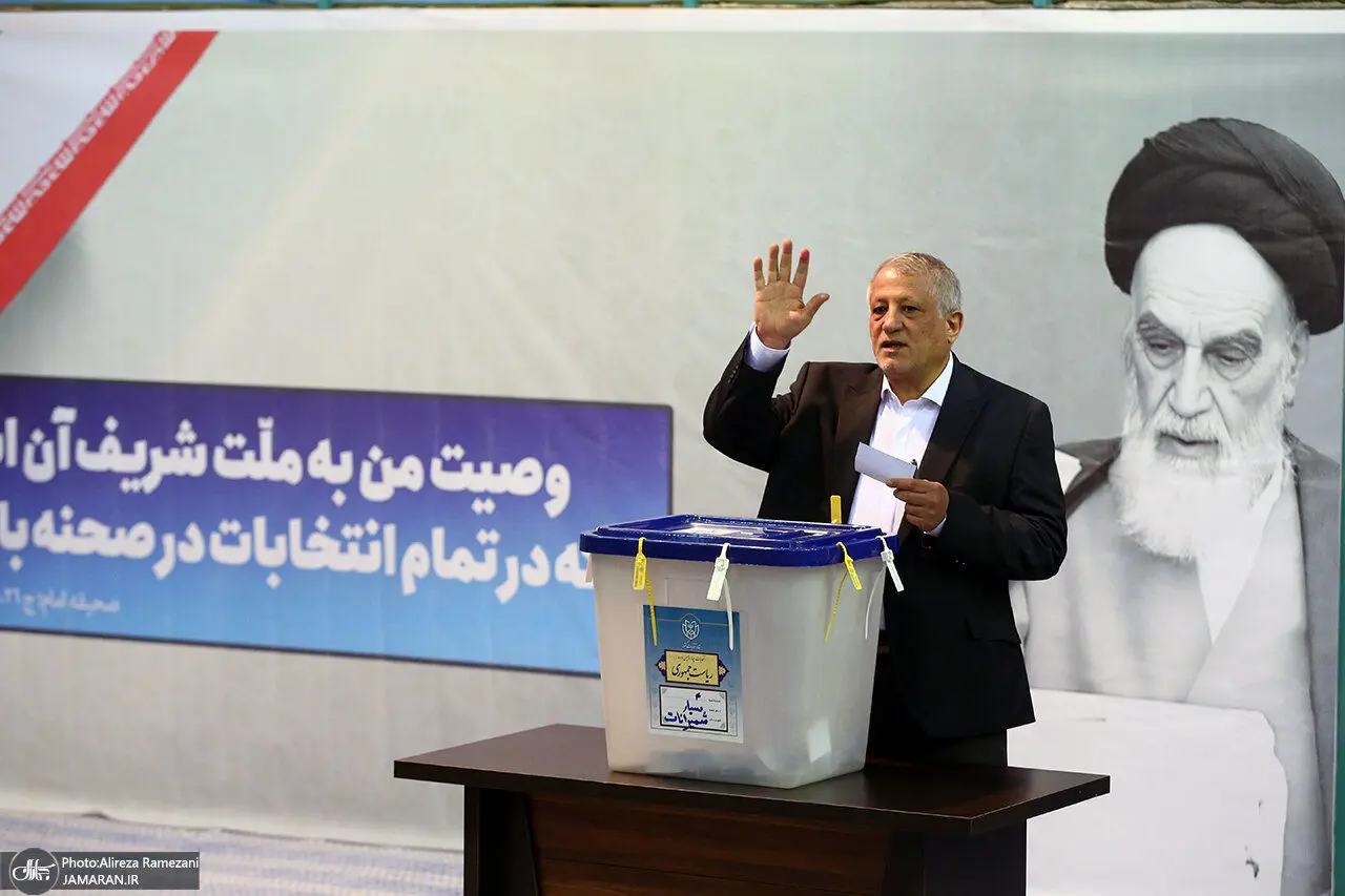 تصاویر خانواده هاشمی رفسنجانی پای صندوق رای