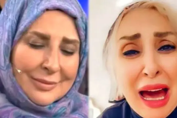 مرجانه گلچین با چشمانی گریان: خیلی ناراحتم، خانواده‌ام از پیشم رفتند!