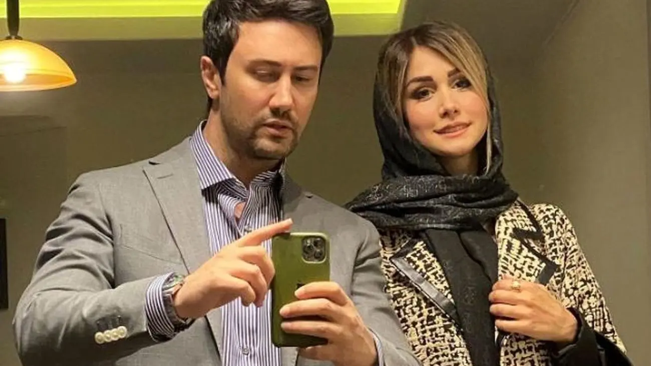 بریز و بپاش همسر جذاب شاهرخ استخری برای آقای بازیگر! / چه خرجی هم کرده !