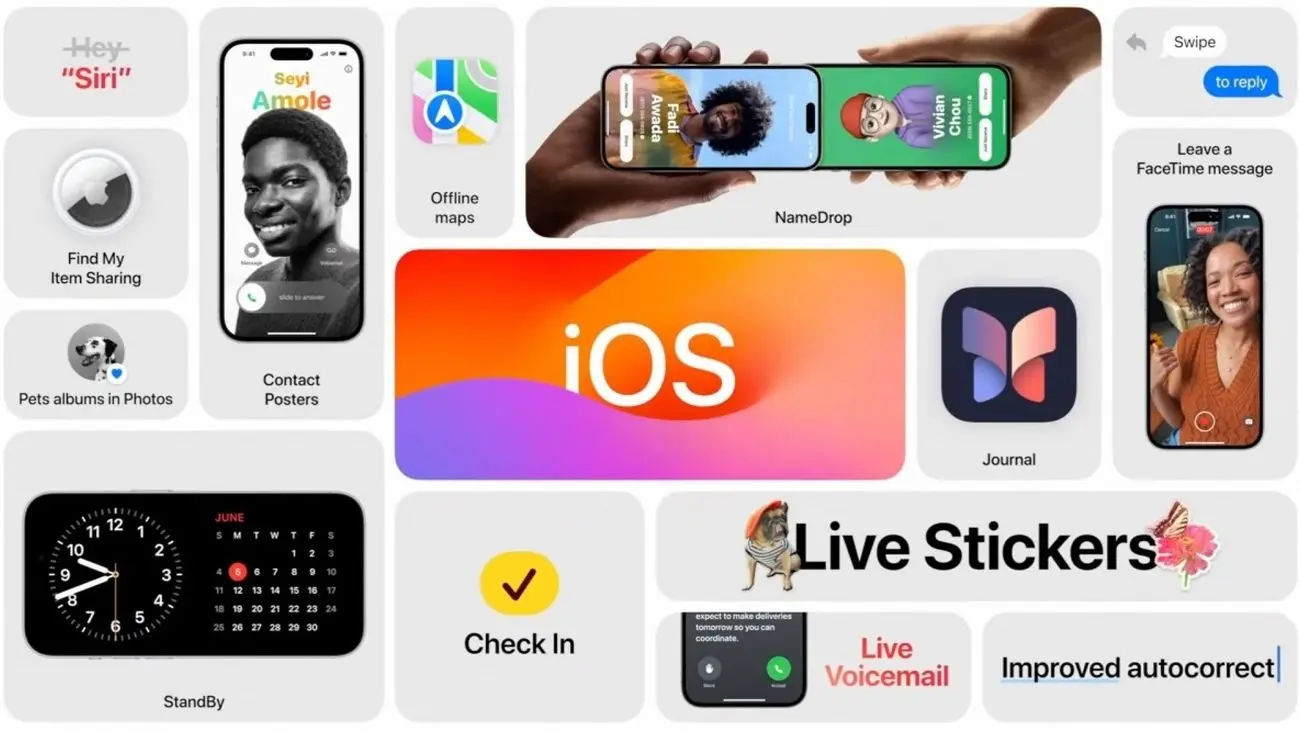 آشنایی با قابلیتهای جدید در سیستم عامل iOS 17