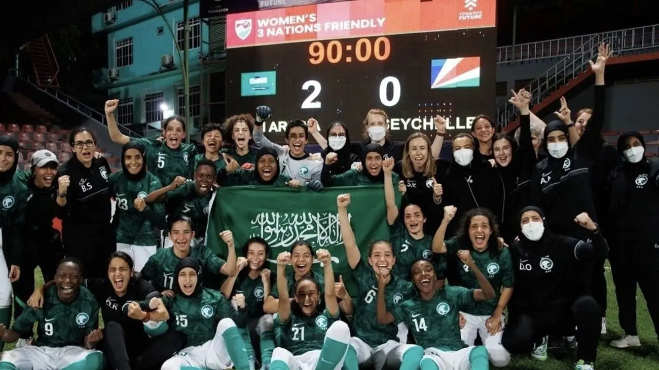 تیم ملی زنان عربستان ترکاند !