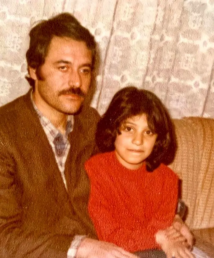 شبنم مقدم و پدرش
