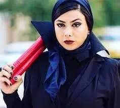 استایل خیره کننده زن سابق هومن سیدی با رژ قرمز / خیلی دلبر شد !