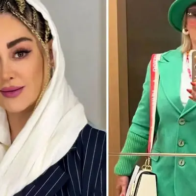 راز جوانی الهام حمیدی در ۴۸ سالگی با استایل شیک قرمز رنگ فاش شد!