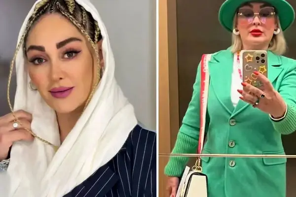 راز جوانی الهام حمیدی در ۴۸ سالگی با استایل شیک قرمز رنگ فاش شد!