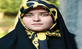 عکس هوش پران از نوه چشم رنگی و خیلی زیبا امام خمینی ! / باوقار و متین !