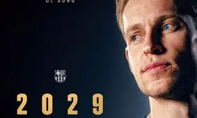 فرنکی دی یونگ در بارسلونا ماندنی شد +جزئیات