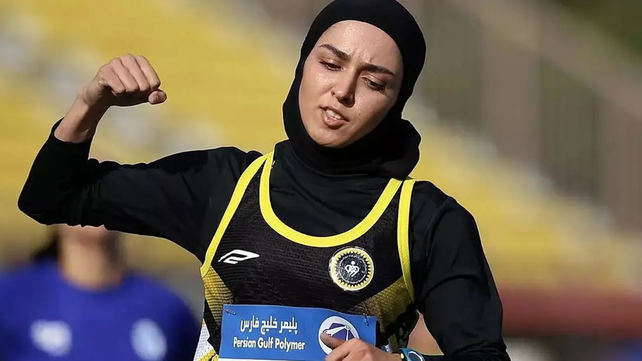 طراحی جالب و خلاقانه ناخن فرزانه فصیحی، بانوی دونده برای المپیک 2024 +عکس