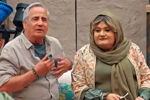 اکبر عبدی جنجالی تازه آفرید؛ گریم و لباس زنانه این بار شما را شوکه می‌کند!