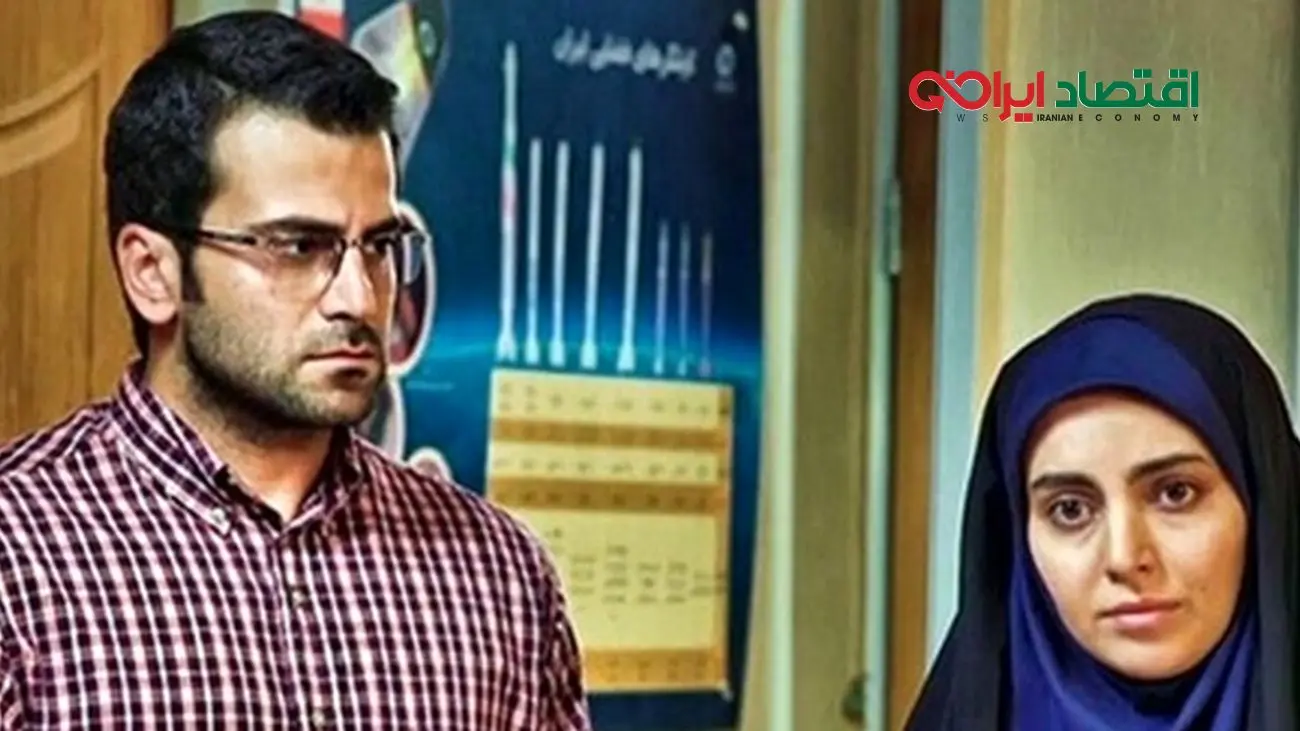 عکس جنجالی جواد جوادی و مرضیه در پشتصحنه سریال بچه مهندس!