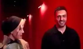 شوخی جالب الناز شاکردوست با تیپ امیر دلدادگان! +فیلم