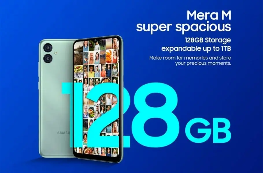 سامسونگ از گلکسی M04 با چیپ هلیو P35 و باتری 5000 میلیآمپرساعتی رونمایی کرد