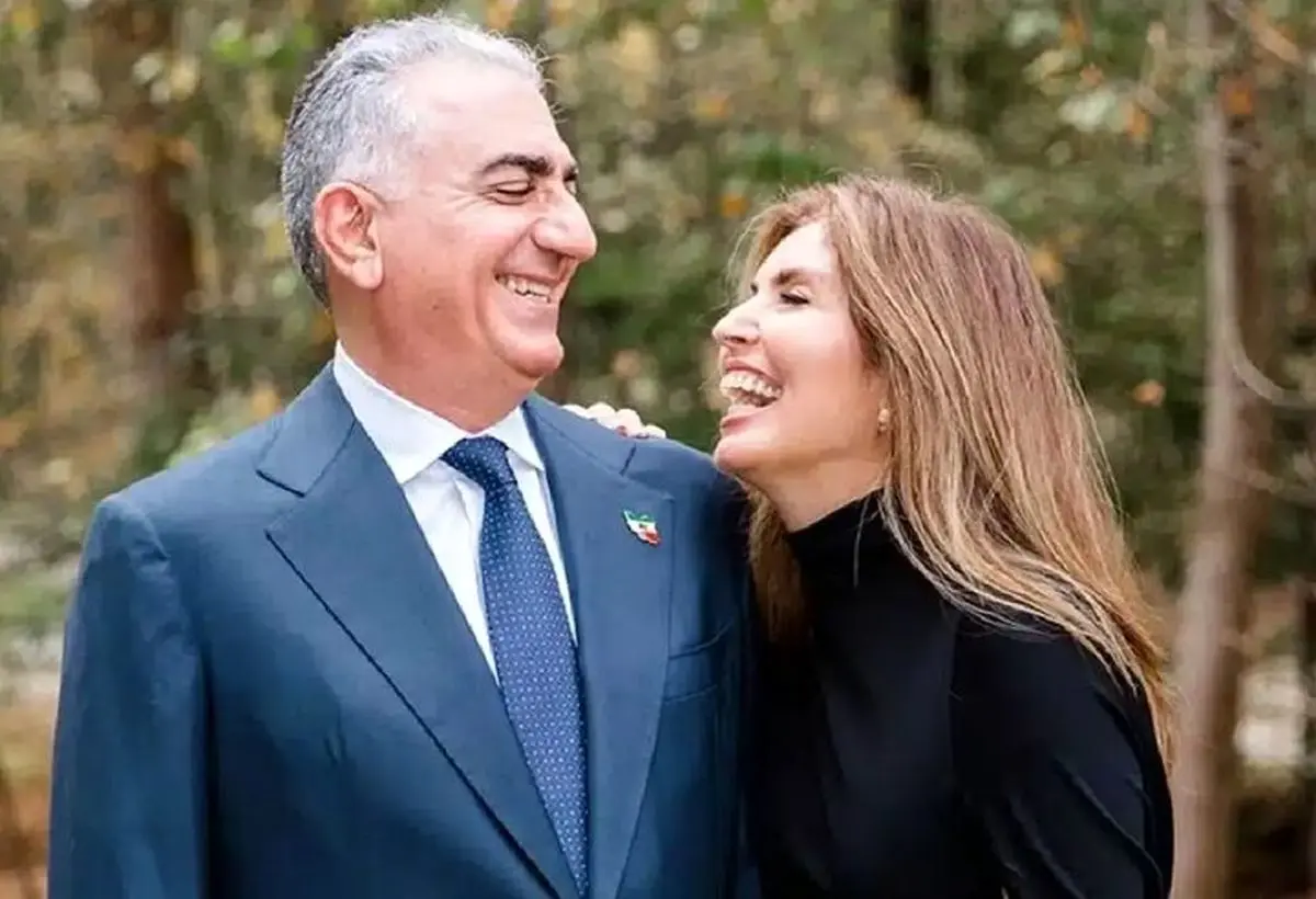 ژست رضا پهلوی کنار نتانیاهو