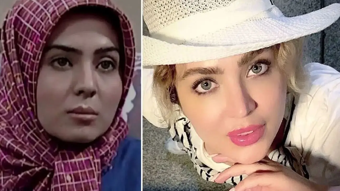 عکس چهره خیره کننده خانم بازیگر سه در چهار در واقعیت / عروسک به معنای واقعی !