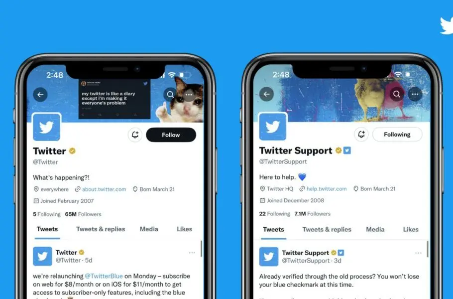 توییتر از سرویس Blue for Business برای کسبوکارها رونمایی کرد