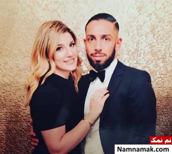 اشکان دژآگه و همسرش شقایق