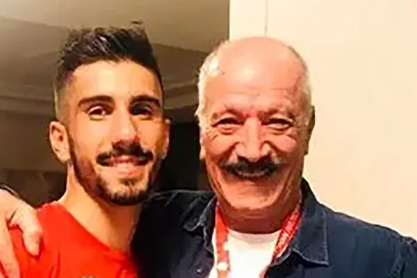 اولین عکس از مزار مرحوم سعید راد با پرچم پرسپولیس