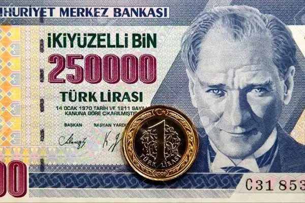 قیمت لیر ترکیه امروز چهارشنبه 14 آبان 1404