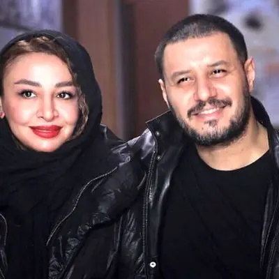 عکس جالب و غافلگیرکننده همسر جواد عزتی با آرایشی تند و جذاب!
