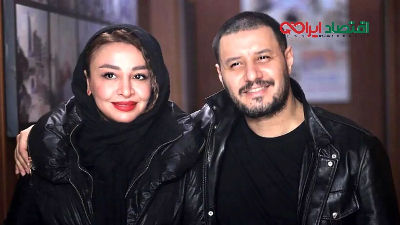 عکس جالب و غافلگیرکننده همسر جواد عزتی با آرایشی تند و جذاب!